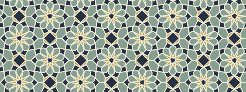 Farklı şekiller oturma odası kilim ile yıldızlar - TenStickers