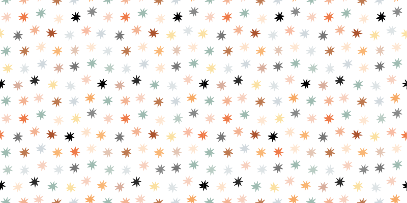 Yıldızlar pvc halı renkli yıldız deseni - TenStickers