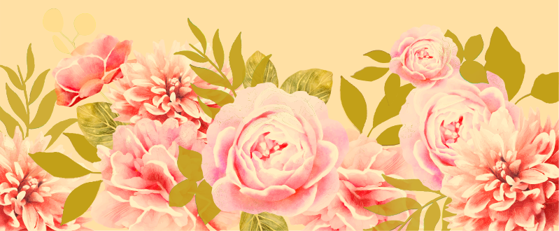 çiçek açan çiçek zarafeti çiçekler ve bitkiler pvc halı - TenStickers