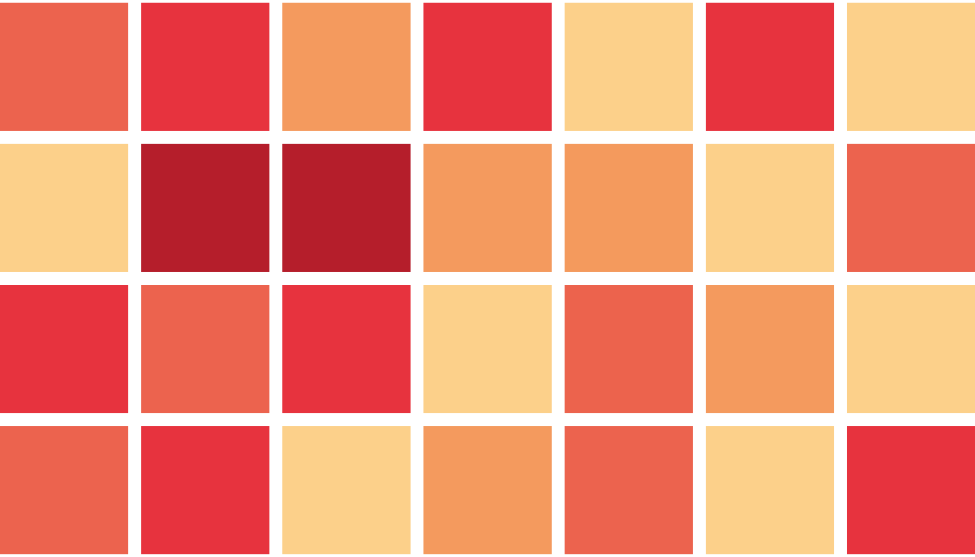 Sıcak tonlar karo vinil halı - TenStickers