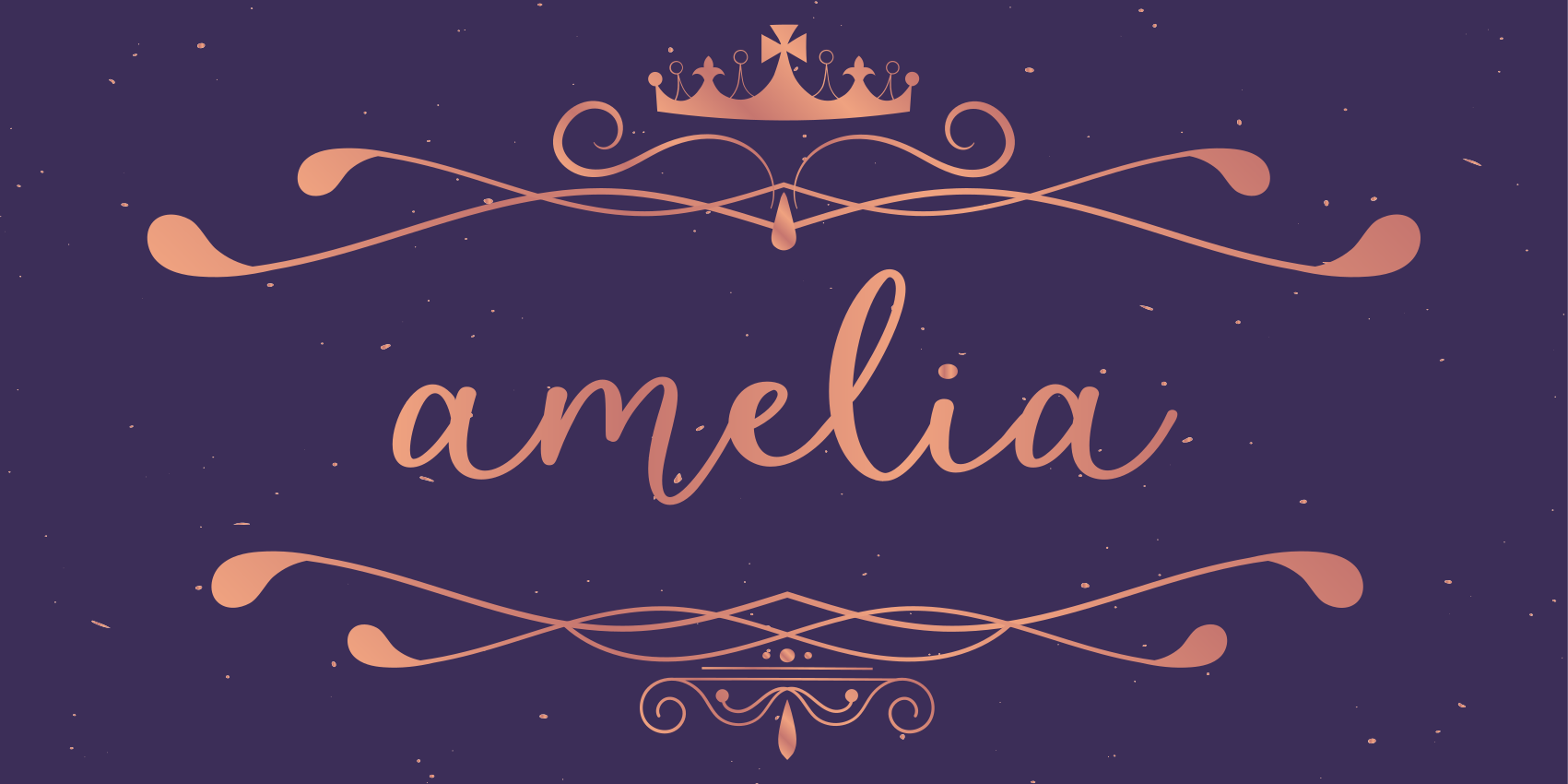 Adı çocuklar vinil halı ile altın prenses tacı - TenStickers