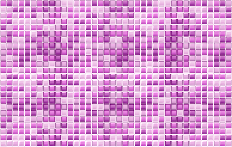 Mor tonları karo mutfak yer karoları - TenStickers