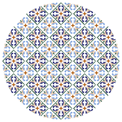 Kare karo mutfak yer karoları tasarımları - TenStickers