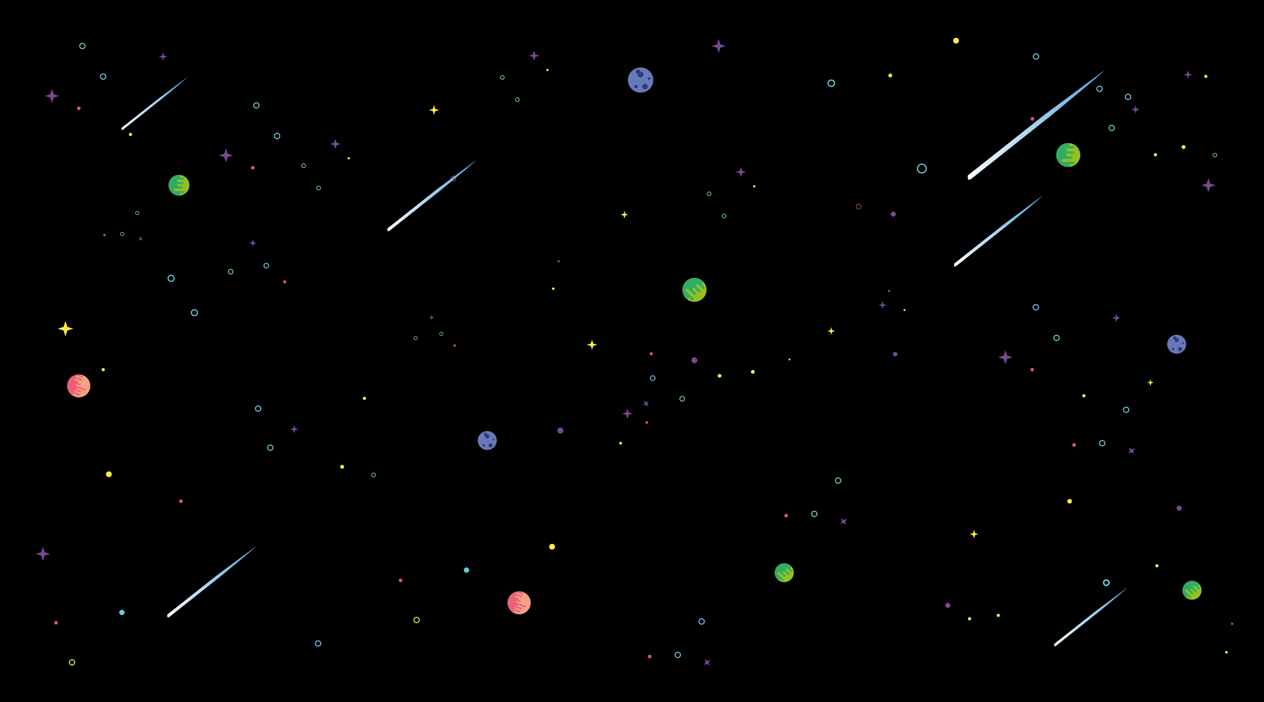 Kozmik yıldızlı gökyüzü yıldızlar pvc halı - TenStickers