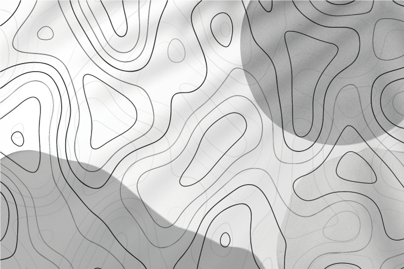 Soyut doğrusal desenler minimalist pvc halı - TenStickers