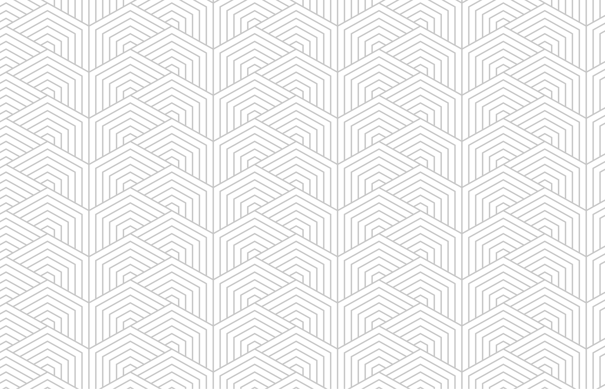 Gri altıgen desen geometrik pvc halı - TenStickers