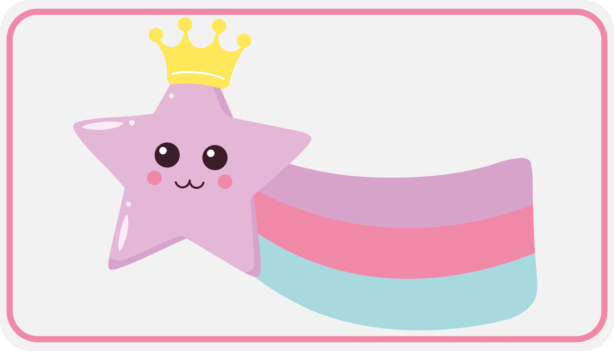 Yıldızlı taç tılsımı çocukta pvc halı - TenStickers