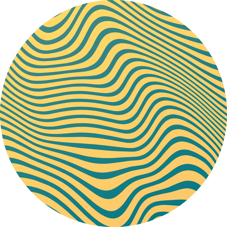 Kıvrımlı çizgi konsepti çizgili pvc halı - TenStickers