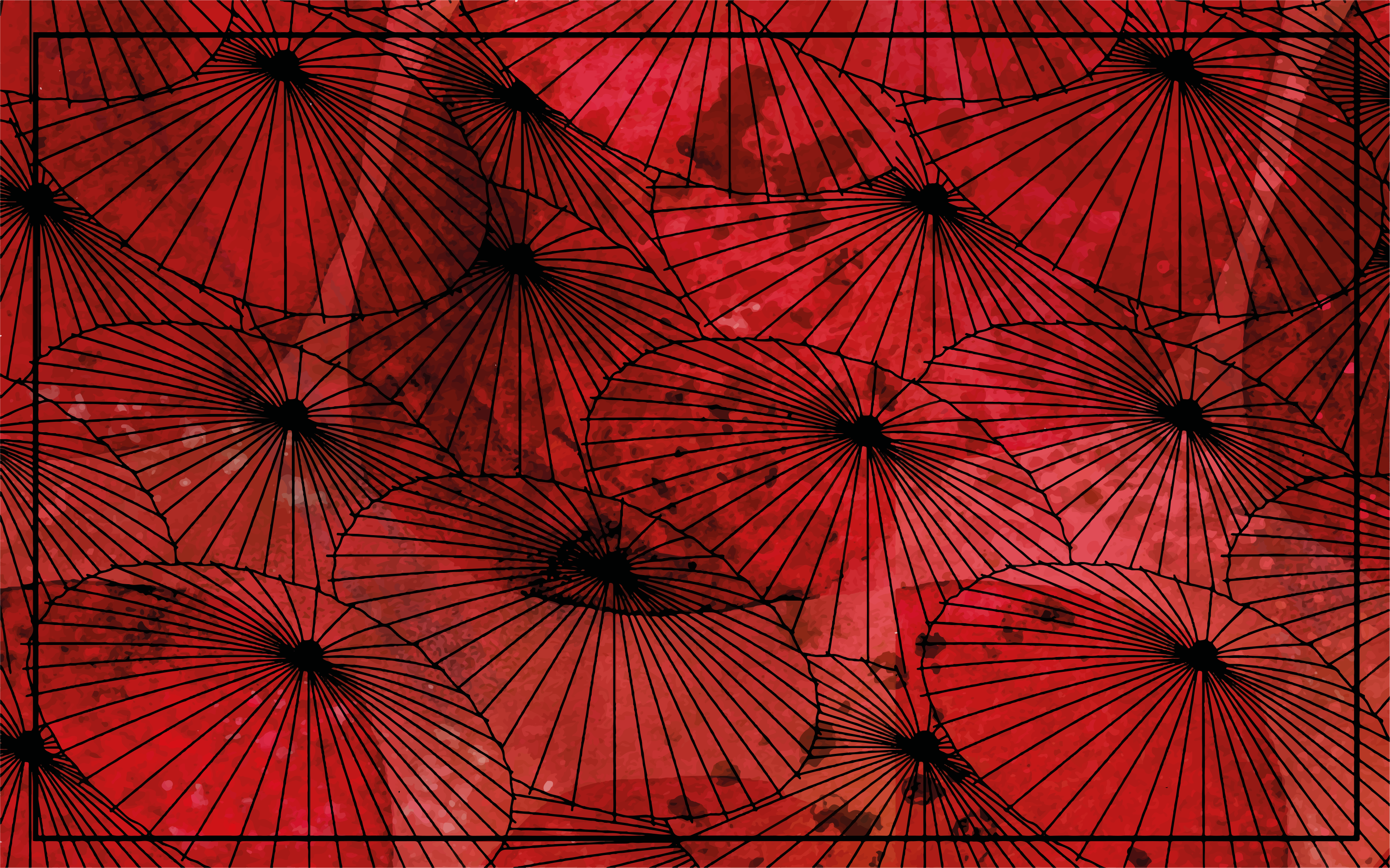 Süslemeli kırmızı doku doku pvc halı - TenStickers