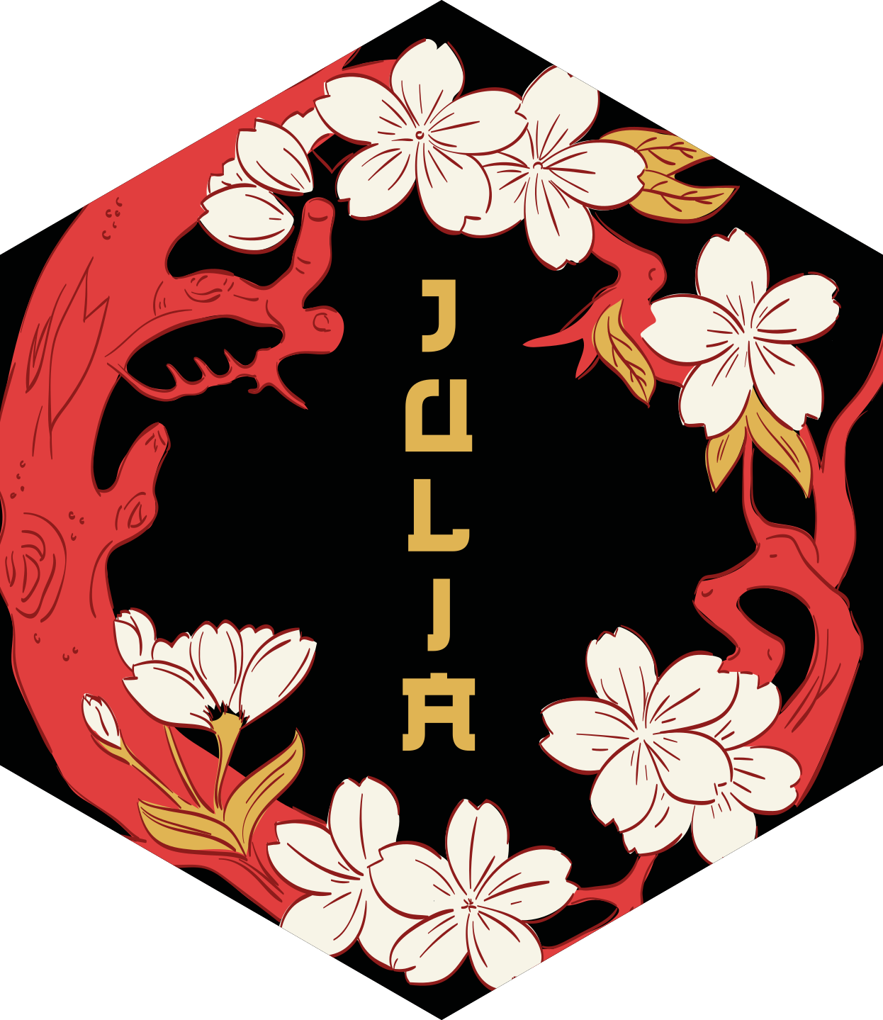 Kişiselleştirilmiş çiçek uyumu isimlerle pvc halı - TenStickers