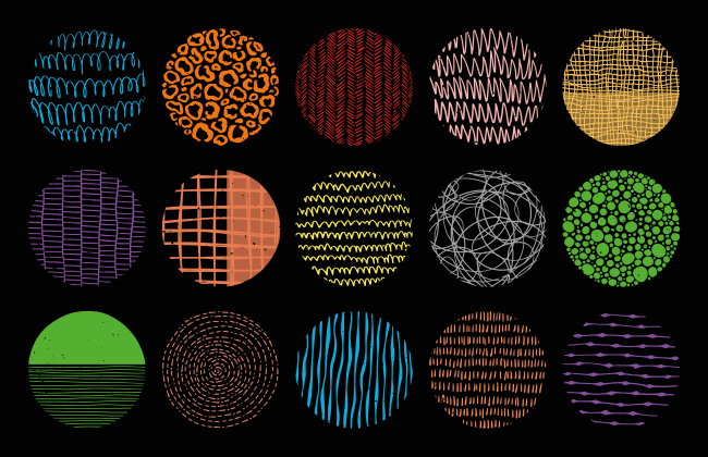 Canlı desen koleksiyonu modern pvc halı - TenStickers