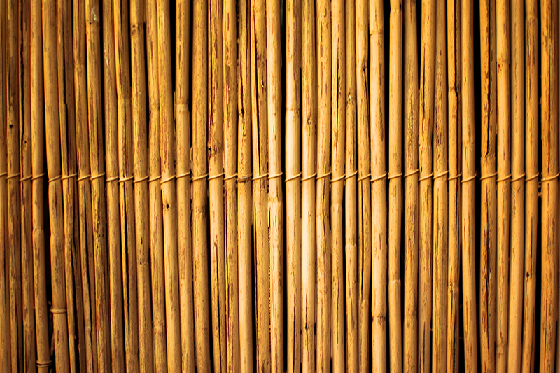 Bambu dokuma etkisi doku efektli pvc halı - TenStickers