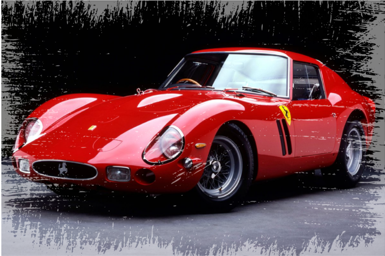Ferrari 250 gto eski halı - TenStickers