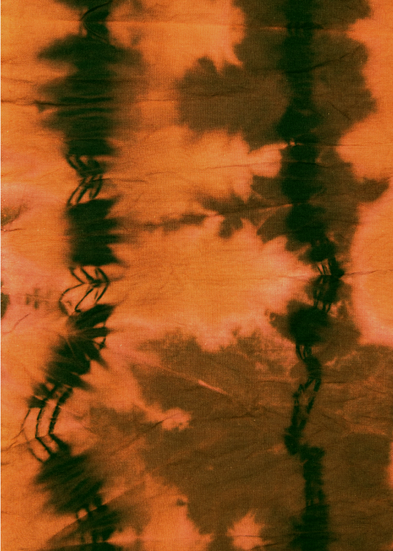 Renkli batik doku efektli pvc halı - TenStickers