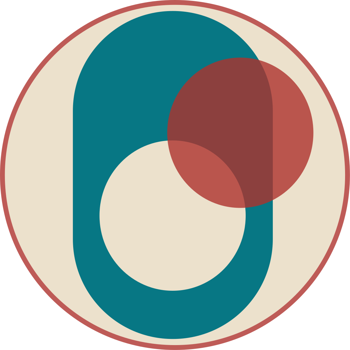 Uyum içinde daireler modern pvc halı - TenStickers