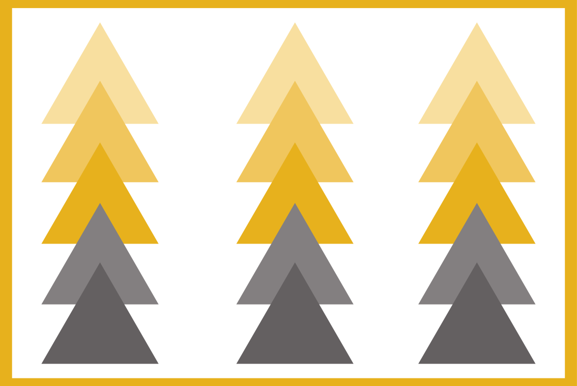 üçgen renk şelalesi geometrik pvc halı - TenStickers