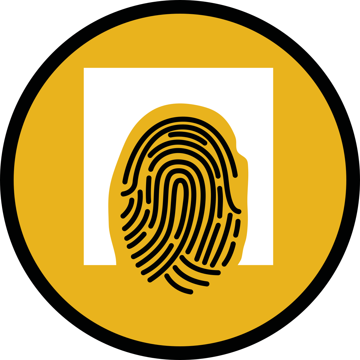 Parmak izi deseni mozaic pvc halı - TenStickers