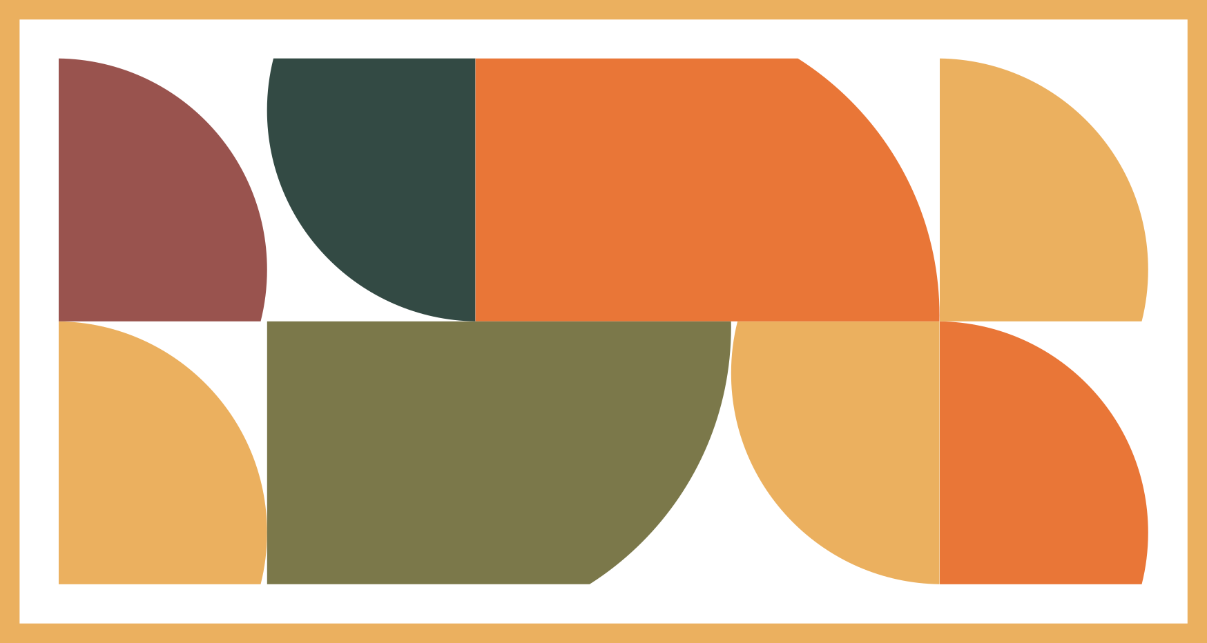 Canlı geometrik şekiller modern pvc halı - TenStickers