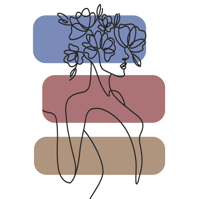 çiçek şapka çiçek halı ile güzel kadın - TenStickers