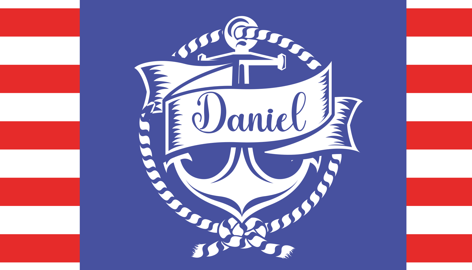 çapa kişiselleştirilmiş mat ile deniz - TenStickers