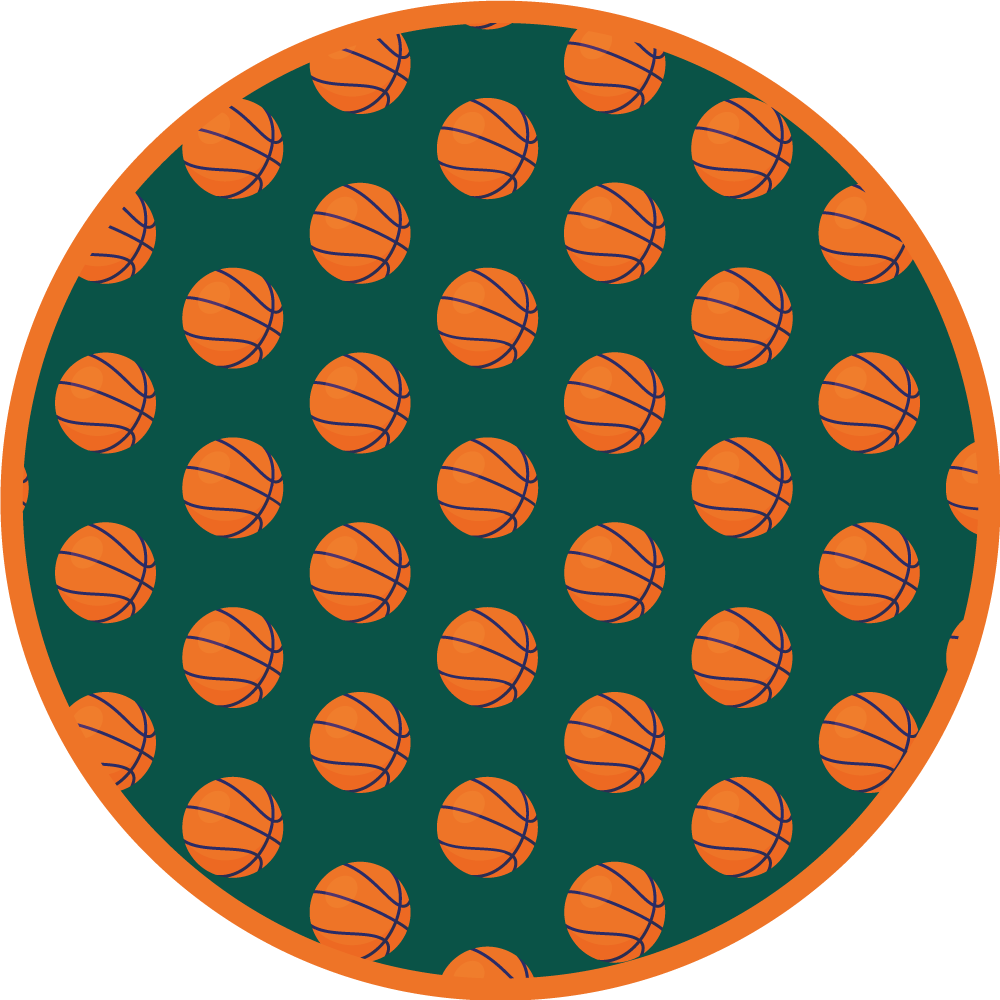 Yollar pvc halı basketbol fikri - TenStickers