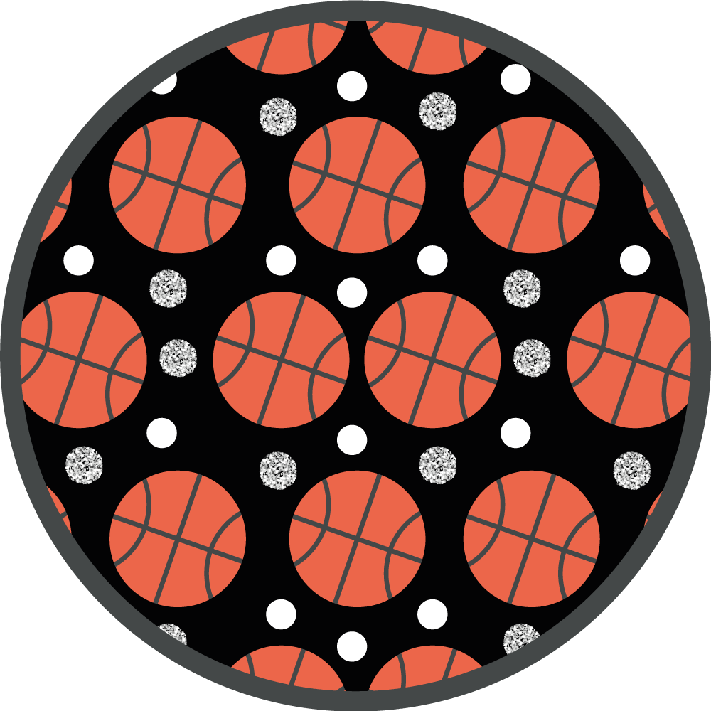 Basketbol topları oyunlar pvc halı - TenStickers