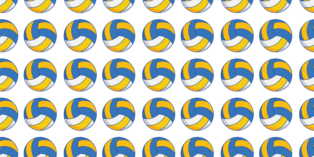Büyük voleybol desenli yatak odası halısı - TenStickers