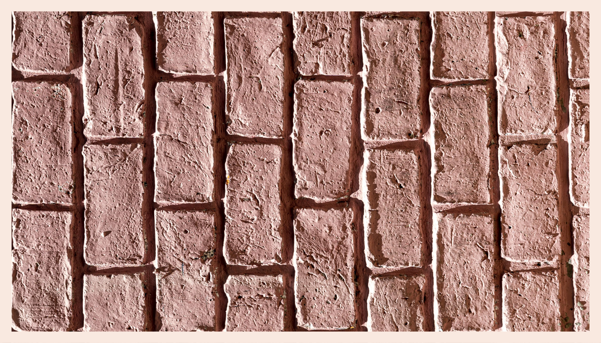 Doku zemini ile kahverengi rustik taş - TenStickers