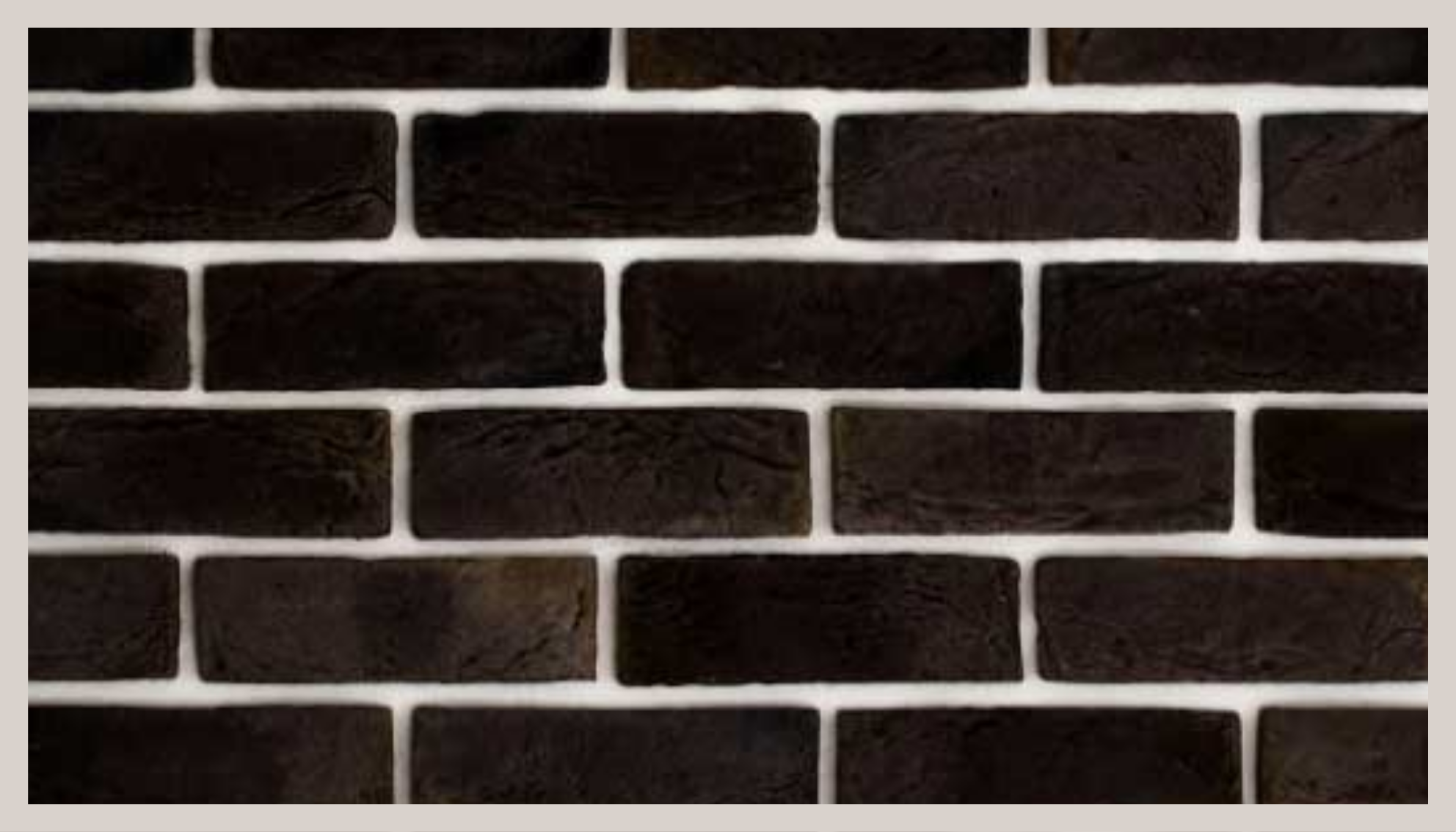 Siyah tuğla desen taş etkisi pvc halı - TenStickers