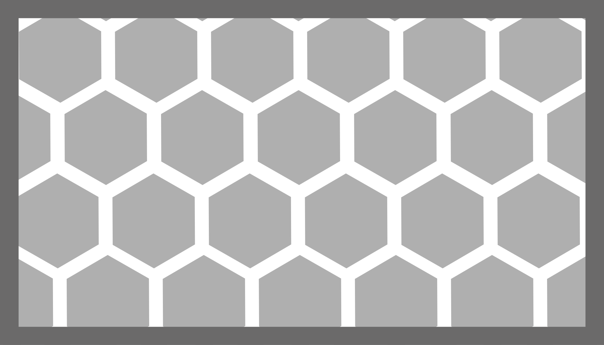 Altıgensel yapılandırma geometrik pvc halı - TenStickers