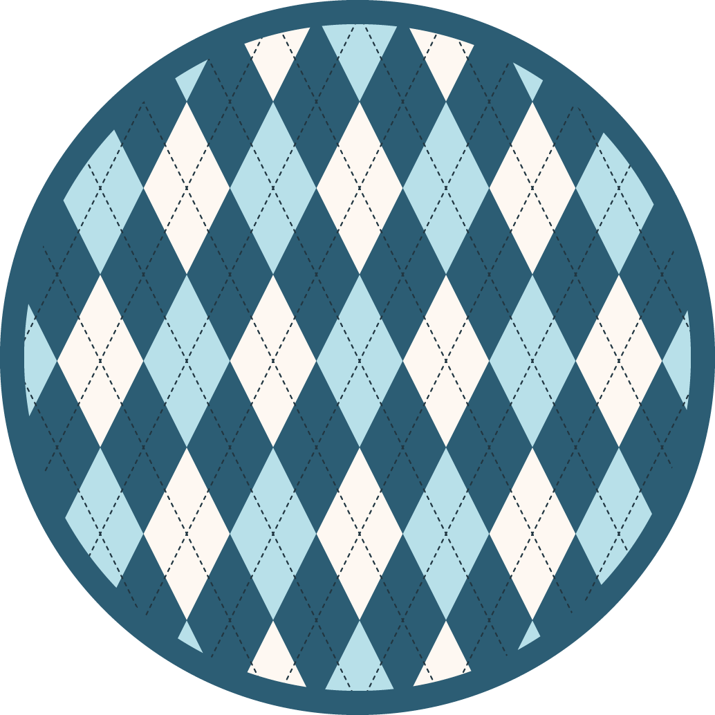 Elmas desen zarafeti geometrik pvc halı - TenStickers