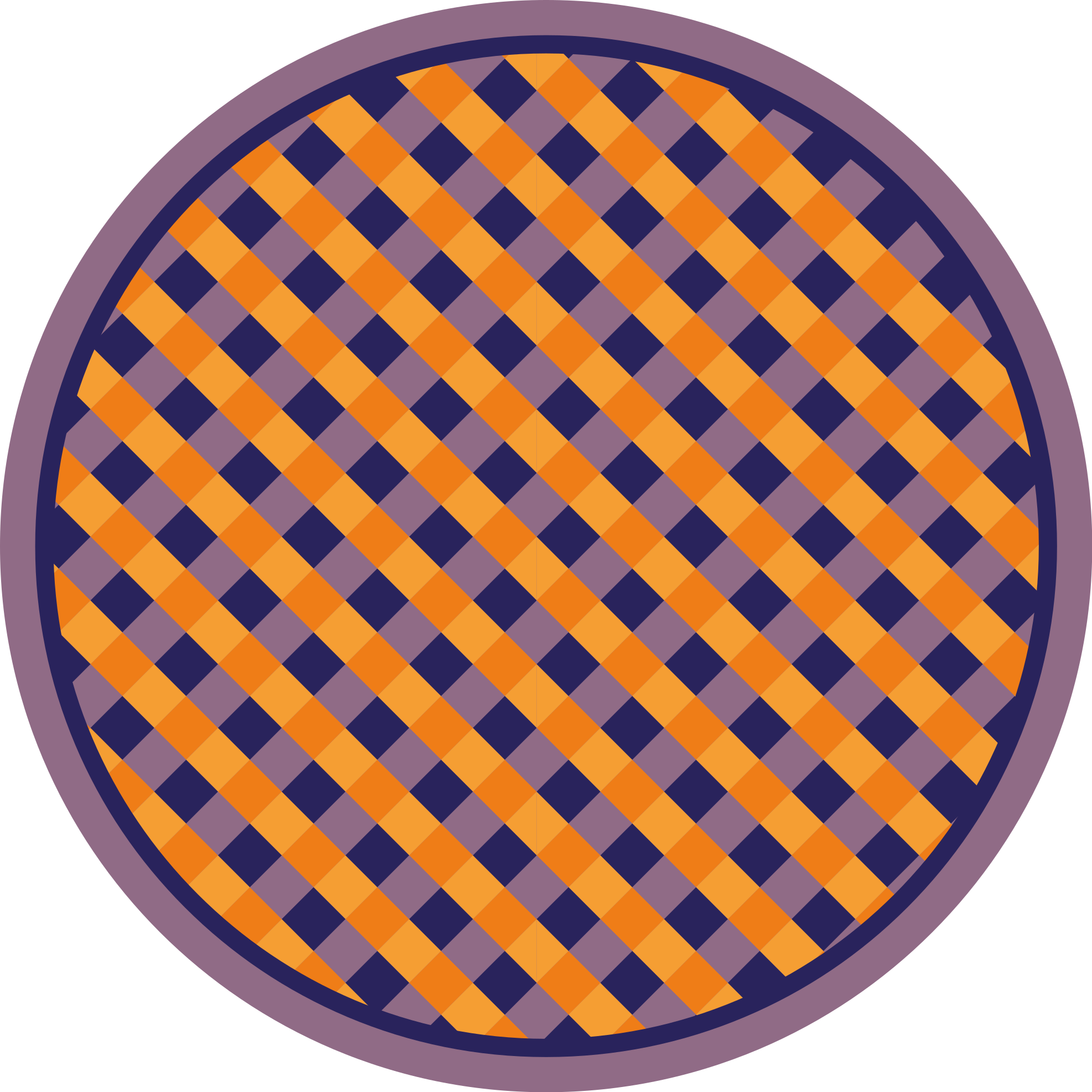 Kalın dama deseni çizgili pvc halı - TenStickers