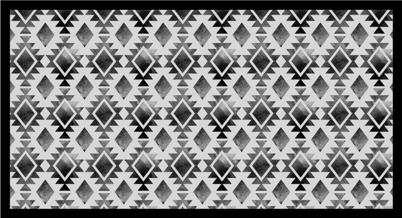 Geometrik desen stili modern pvc halı - TenStickers