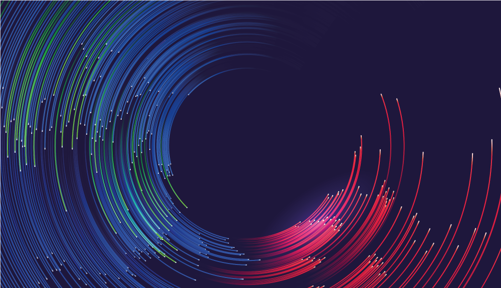 Dönen renk dalgaları modern pvc halı - TenStickers