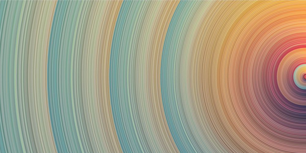 Spiral renkli dalgalar minimalist pvc halı - TenStickers