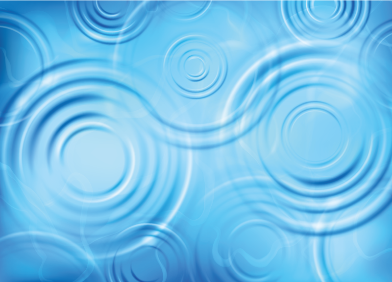 Dalgalanan su efekti banyo pvc halı - TenStickers