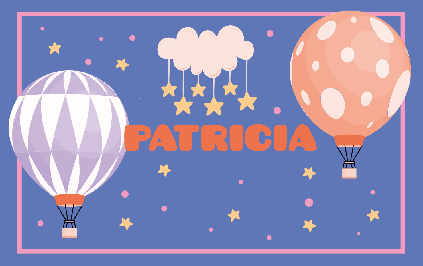 Balon maceraları isimlerle pvc halı - TenStickers