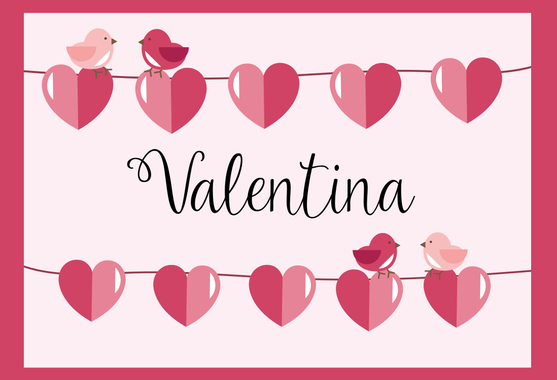 Kalp tasarımı isimlerle pvc halı - TenStickers