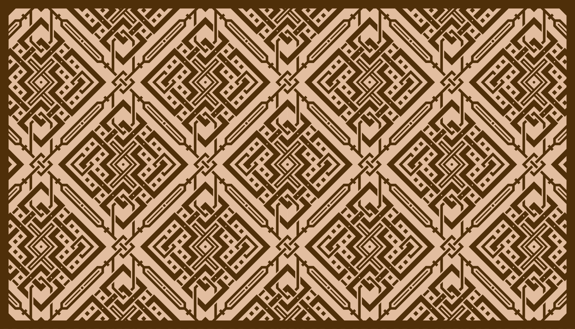 İskandinav vektör eşkenar dörtgen tasarım geometrik kilim - TenStickers