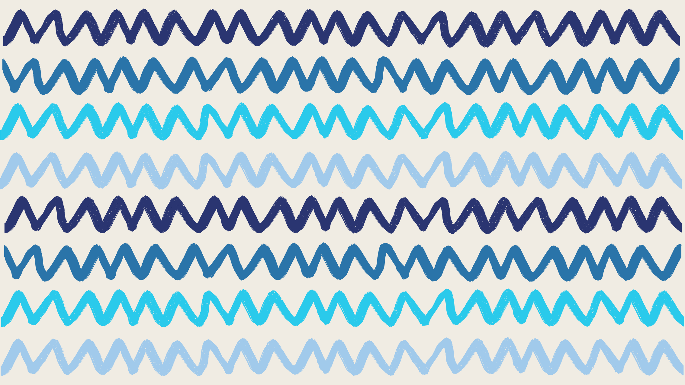 Mavi tonlarda dalgalar minimal halı - TenStickers