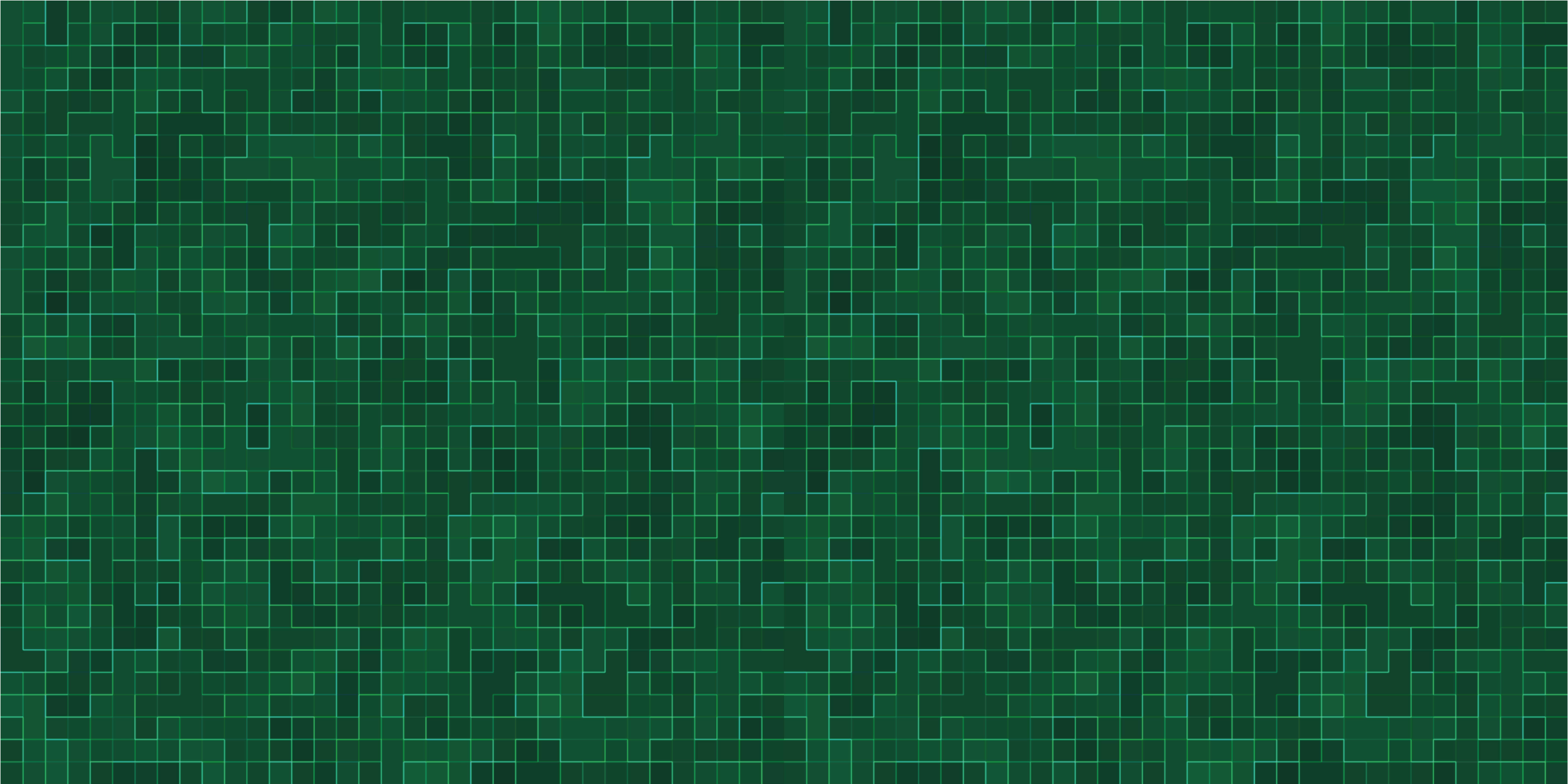 Soyut parlak yeşil mozaik karo halı - TenStickers