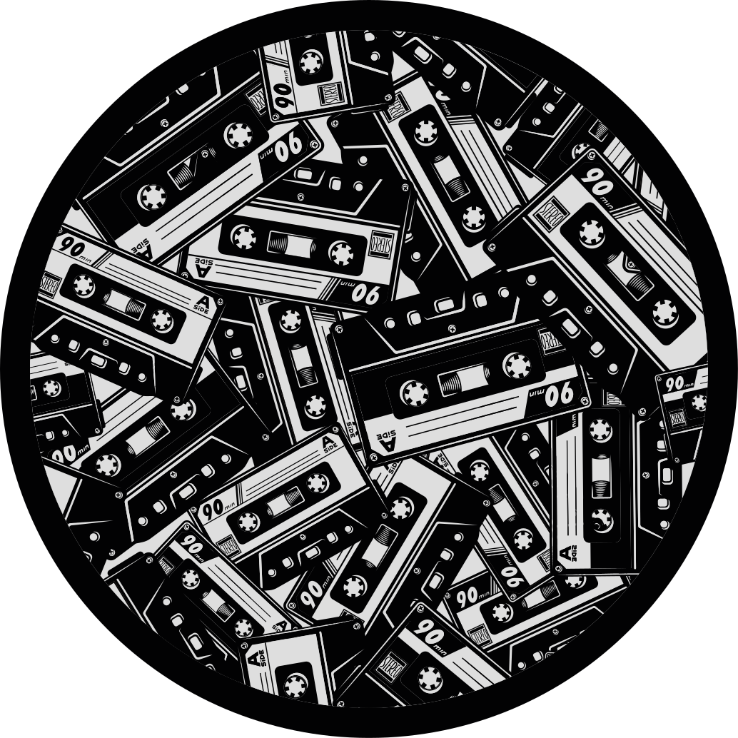 Pvc halı kaset bant konsepti - TenStickers
