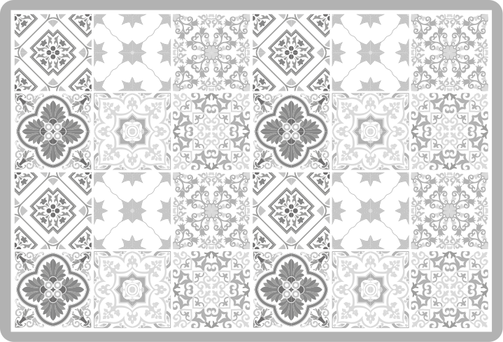 Zarif fayans deseni Mermer vinil halı - TenStickers