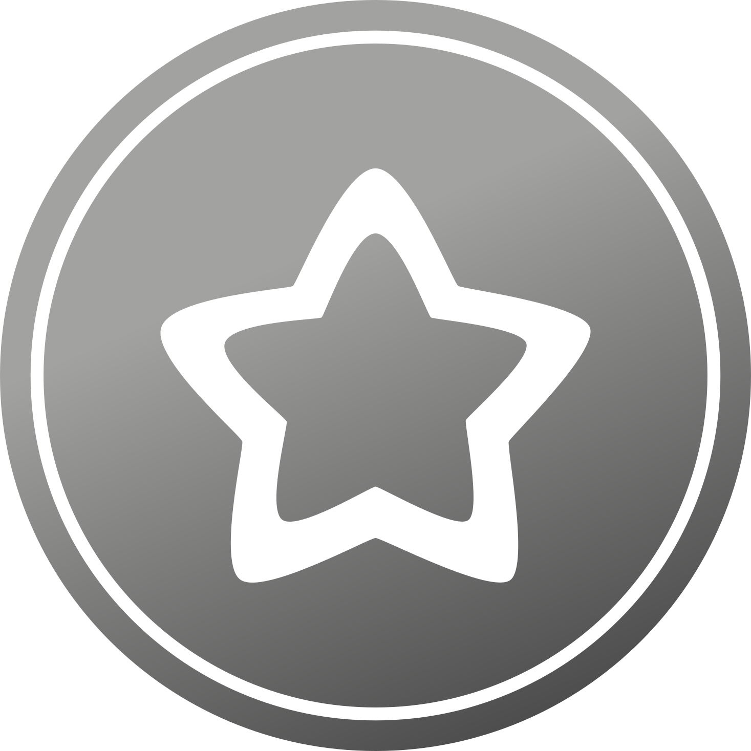 Yıldızlar pvc halı şık gri desenli - TenStickers