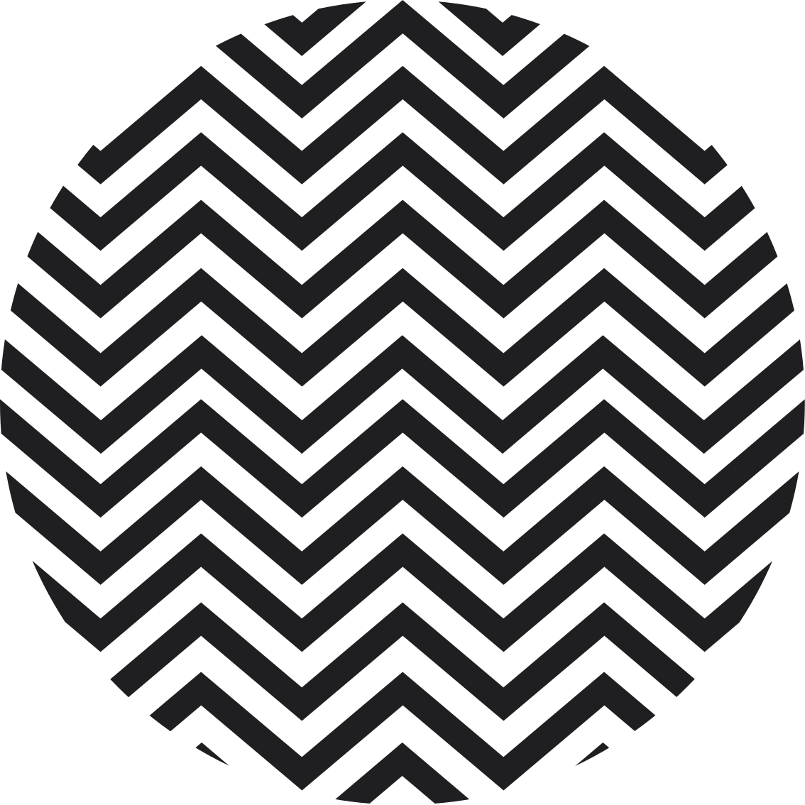 Geometrik pvc halı chevron desen - TenStickers