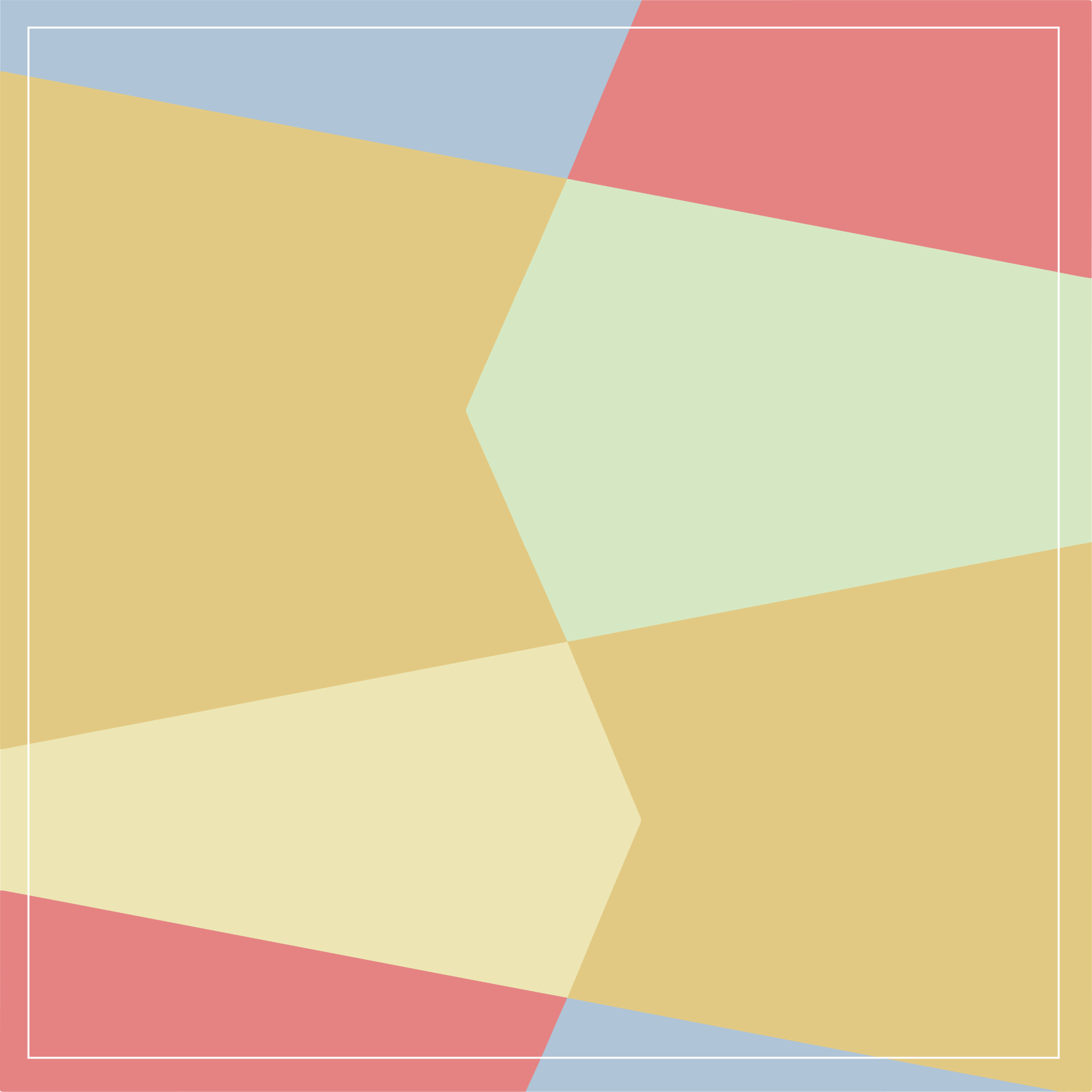 Geometrik pvc halı canlı geometrik kompozisyon - TenStickers