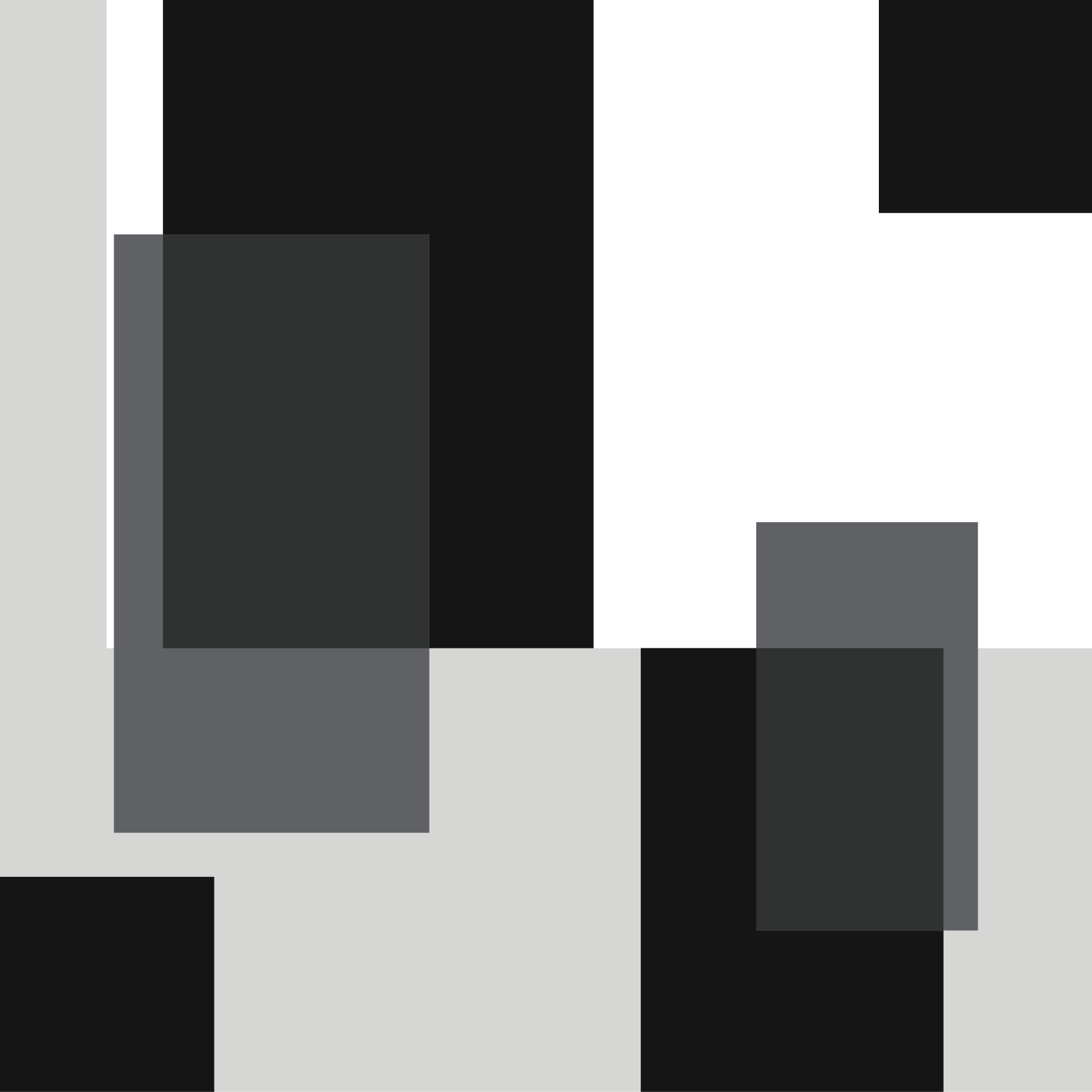 Monokrom kare düzeni minimalist pvc halı - TenStickers