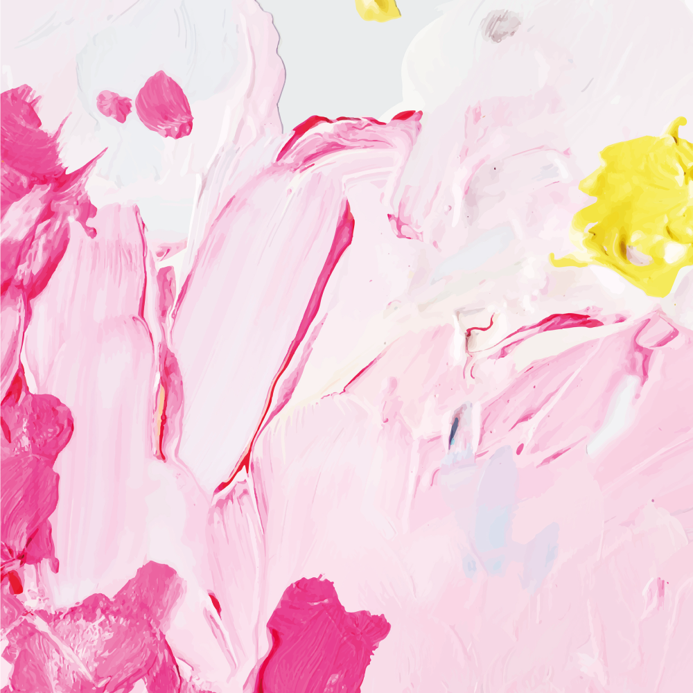 Gençler pvc halı soyut fırça darbeleri - TenStickers