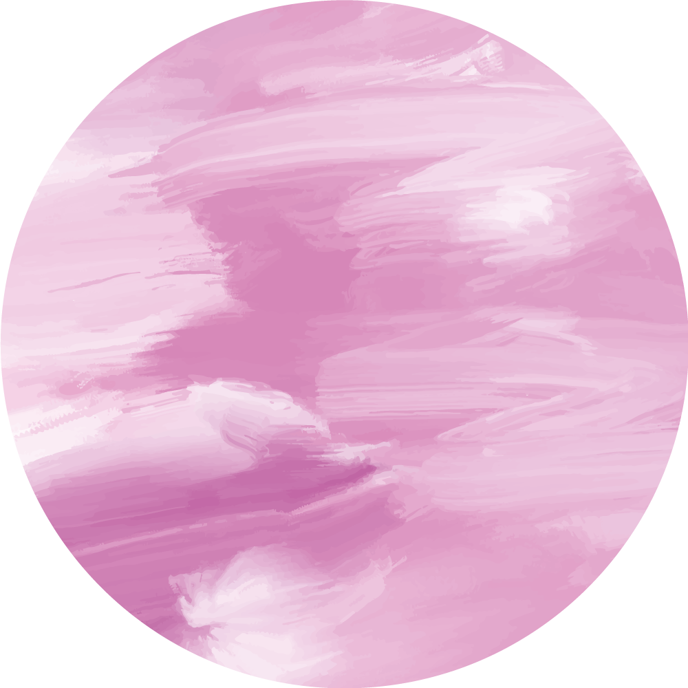 Pastel mor yağlı boya dairesel halı - TenStickers