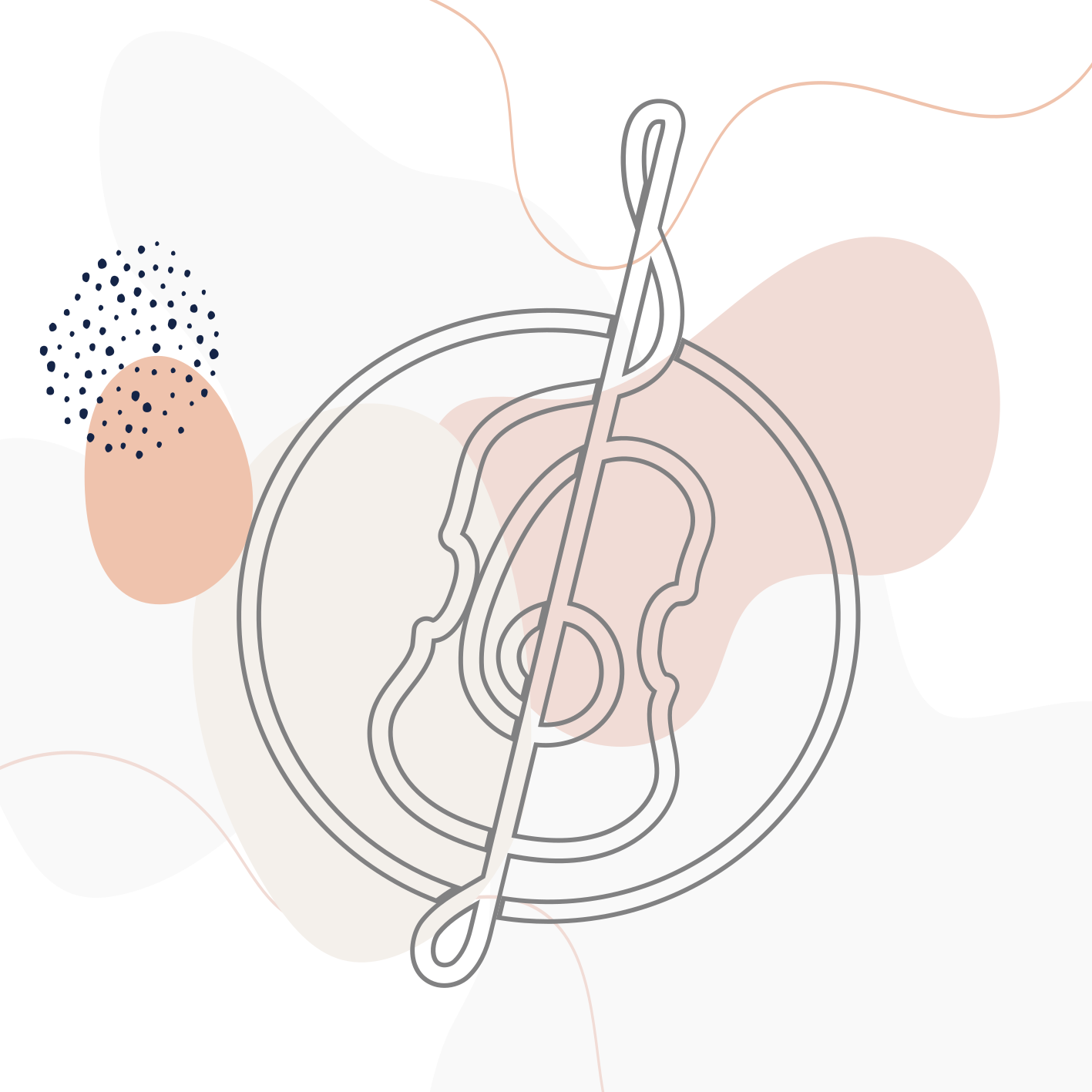 Hat sanatı çello tasarımı modern halı - TenStickers